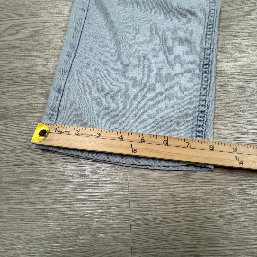 Levi's Mens Jeans 505 Regular Fit Light Wash Blue 38x32 Straight Leg Stretch‎